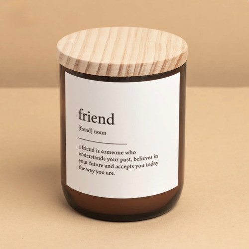 DICTIONARY MEANING CANDLE - FRIEND / TULUM SCENT