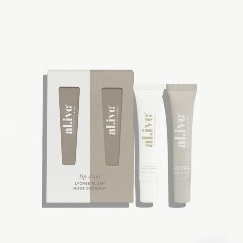 LIP DUET - LYCHEE BLUSH & NUDE COCONUT
