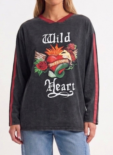Wild Heart Long Sleeve Tee