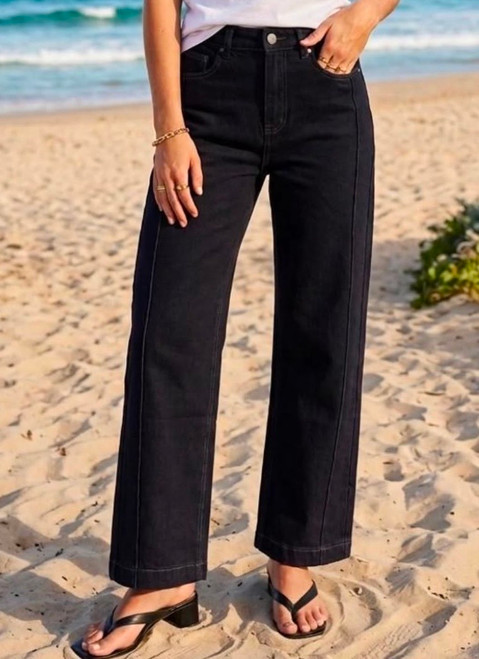 INDIGO DENIM DOUBLE SEAM JEANS