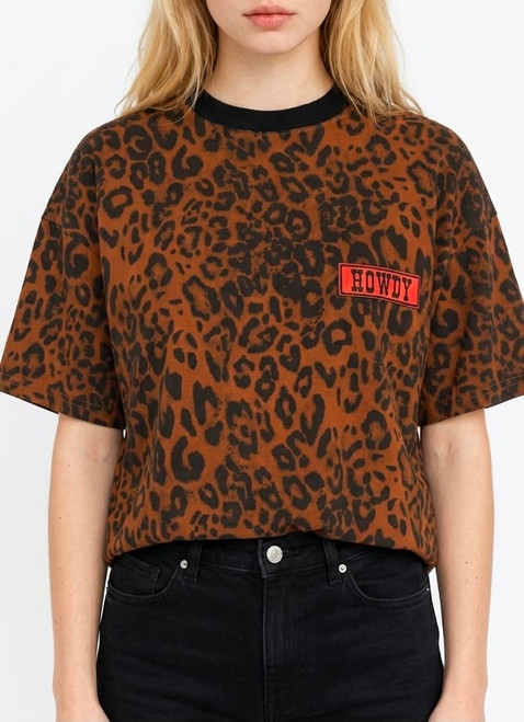 LEOPARD HOWDY T-SHIRT