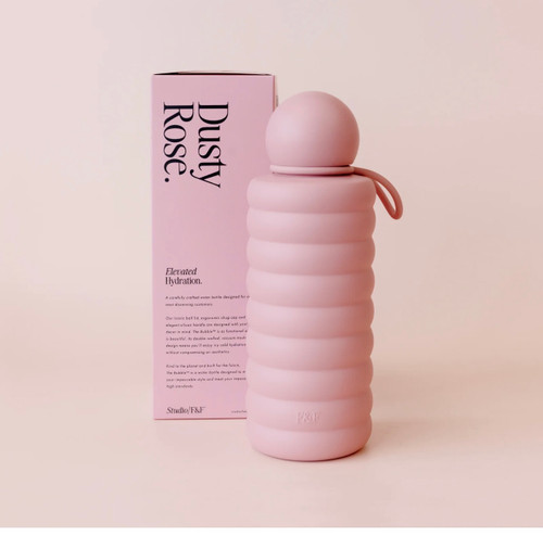 THE BUBBLE - DUSTY ROSE - REUSABLE WATER BOTTLE