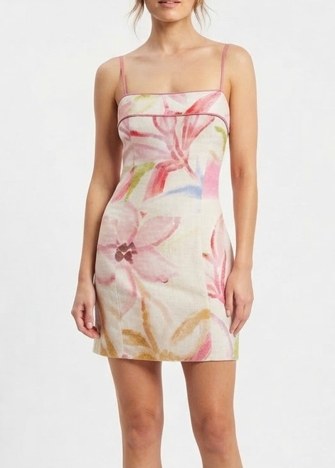 FLORAL MINI DRESS  