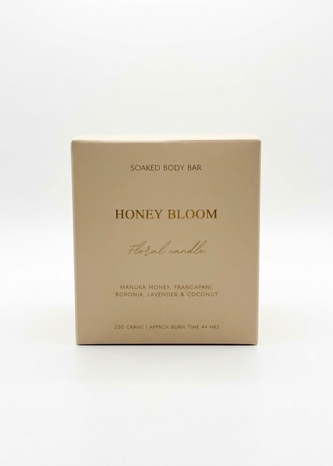 FLORAL SOY CANDLE - HONEY BLOOM