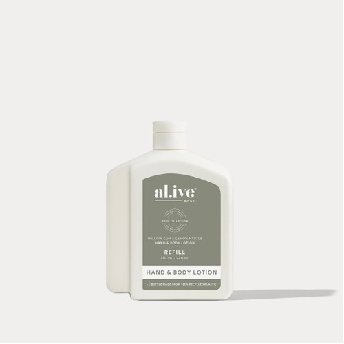 BODY LOTION REFILL - WILLOW GUM & LEMON MYRTLE