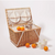 PICNIC COOLER BASKET LARGE - NATURAL