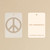 AIR FRESHENER PEACE SIGN OATMEAL / MALI - COCONUT & LIME