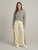 GREY, CHOCOLATE & YELLOW STRIPE JERSEY TOP 