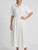 WHITE BUTTONED DRESS
