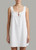 TIE MINI DRESS WHITE