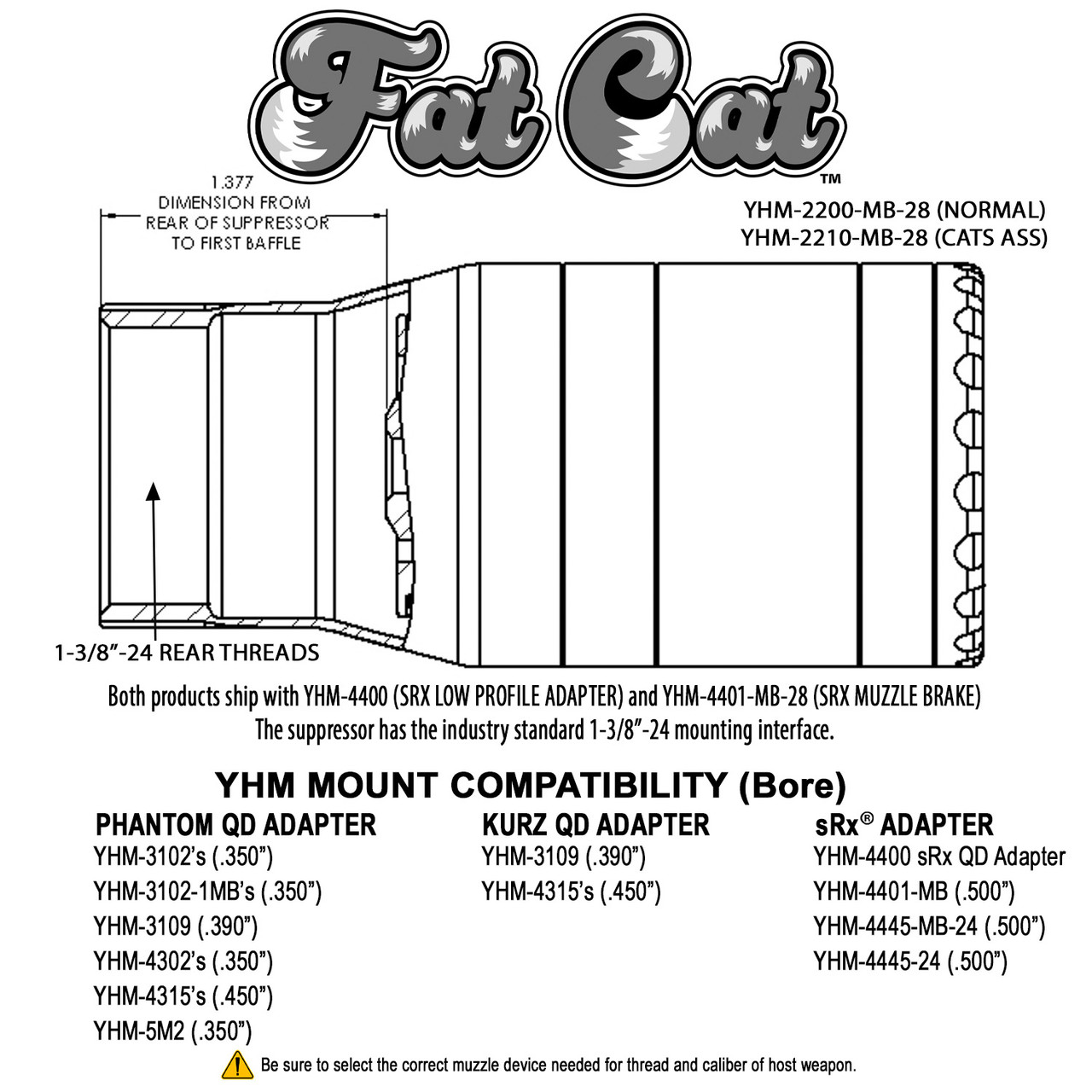 【fat】 SOUND SUPPRESSOR COVER FAT CAT 4.5