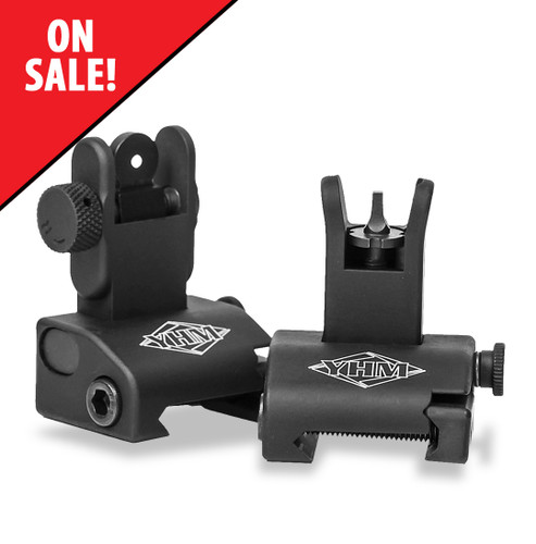 YHMフロントサイト Iron Sights - Front & Rear - Yankee Hill Machine Co