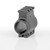 Single Railed Gas Block, Bull Barrel (.936") - YHM-9388