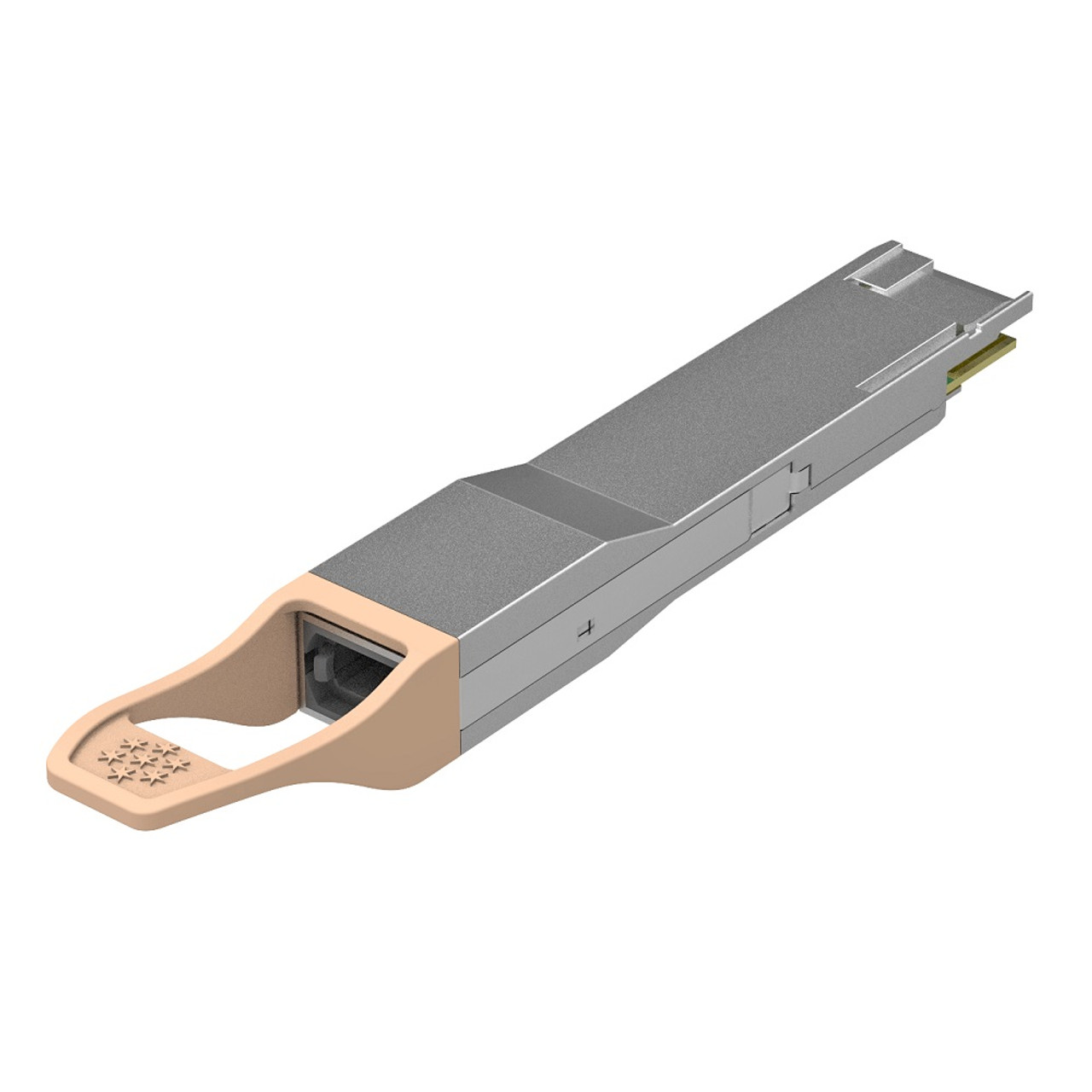 400GBASE-SR8 QSFP-DD transceiver, comes with Parallel MMF MPO-16 Angled  Connector (APC)