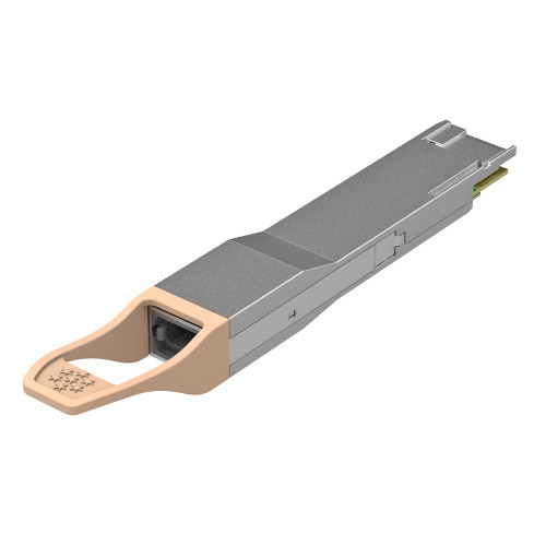 400GBASE-SR8 QSFP-DD transceiver, comes with Parallel MMF MPO-16 Angled Connector (APC)