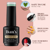 Cocoa Bean Rubber Base Gel Nail Polish | Dark Red Burgundy Color