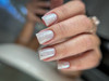 Starling white rubber base manicure glitter