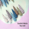 Eggshell & Confetti Duo Top Matte