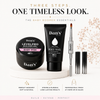 Baby Pink Builder Gel & Milky White Polygel Nail Extension Trio + Dual-Ended Oval Gel Brush