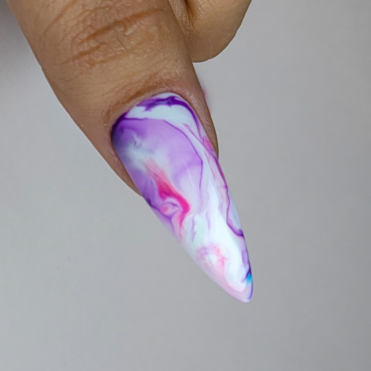 marble blooming 3d foil nail stickers