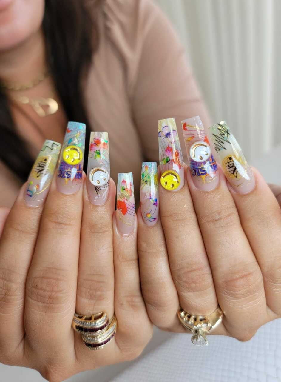 Amazon.com: 3D Flower Nail Art Charms, 6 Grids 3D Acrylic Nail Flowers  Rhinestone Light Change Pink White Blue Cherry Blossom Acrylic Spring Nail  Art Supplies with Pearls Manicure DIY Nail Decorations :