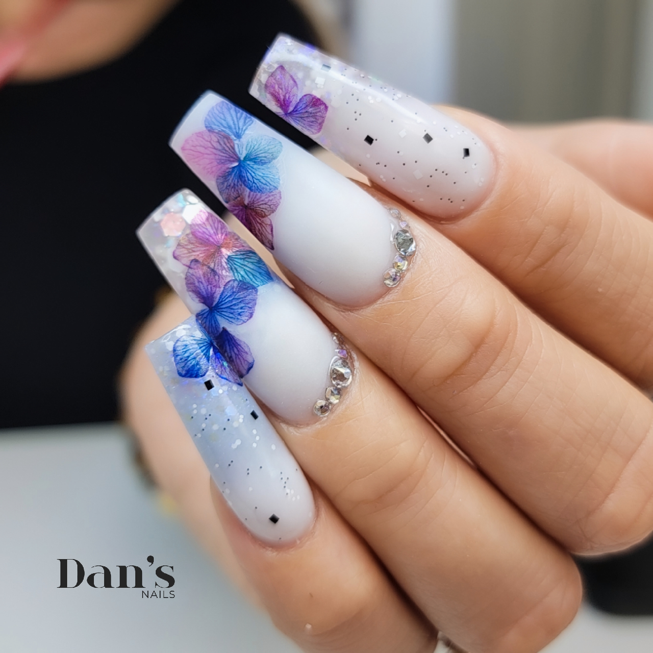 Fashion Colorful Decals Manicure 3D Art Stickers Decal Manicure