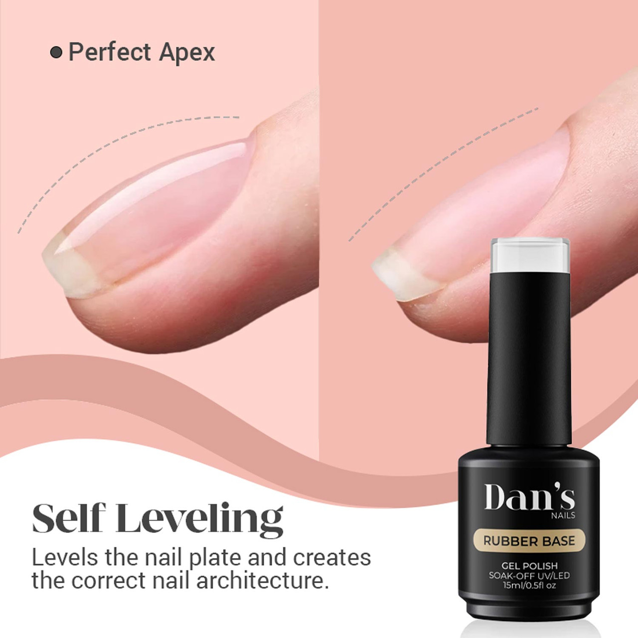 Bolt Bee Clear Rubber Base Coat (15ml) - Nail Supplies Mumbai