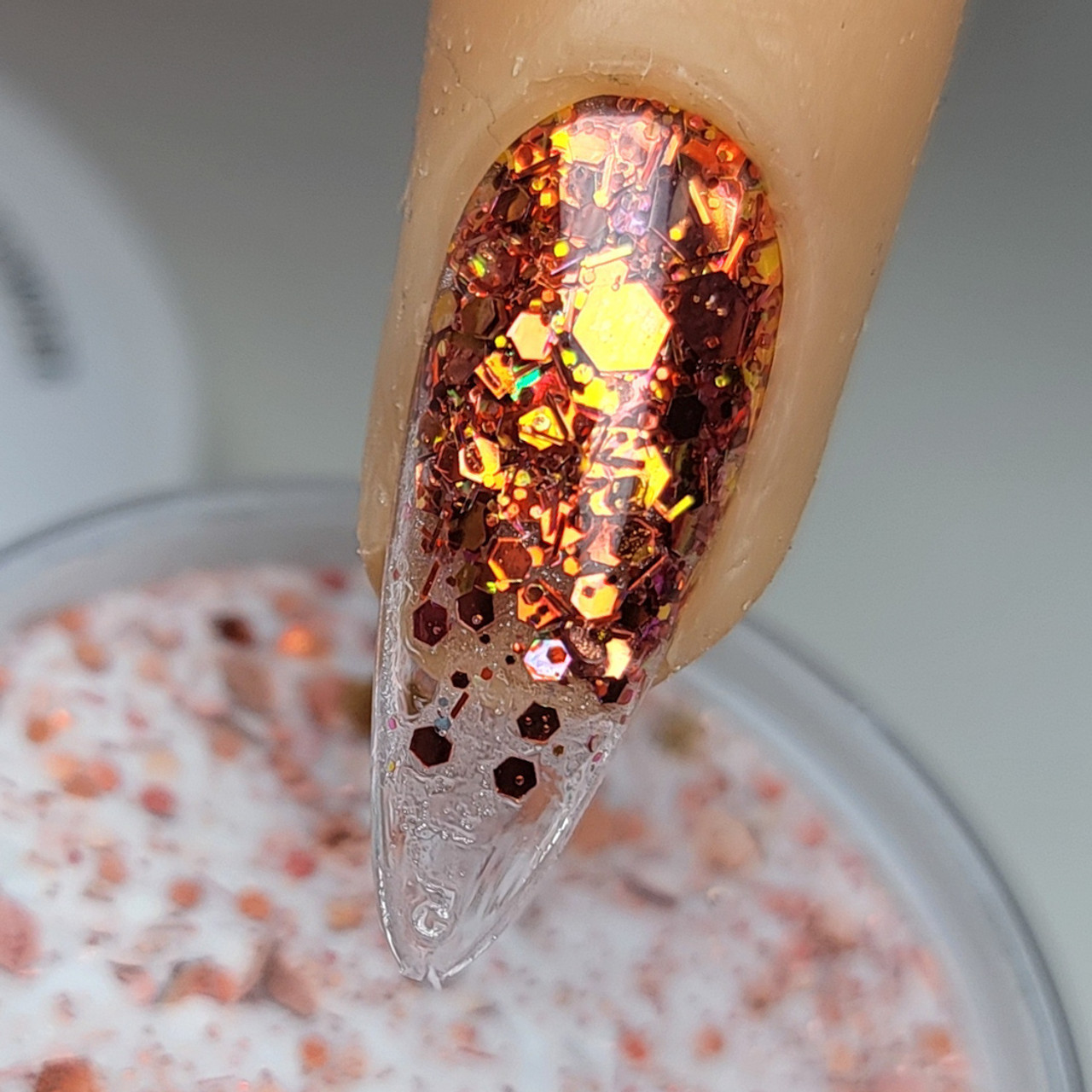 Rajah Chunky Glitter Acrylic Powder