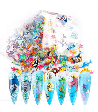 Mixed Sea Fish Animals Foil Paper