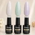 Crystal Diamonds Trio Rubber Base Gel Collection