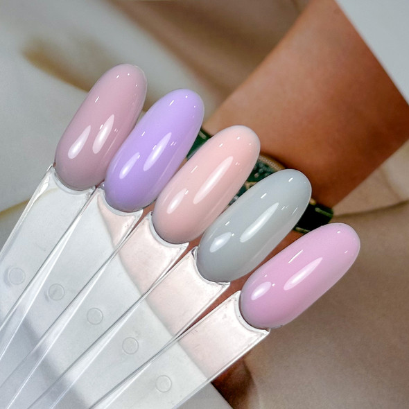 Pastel Nudes Essentials Rubber Base Collection – 5 Soft & Elegant Shades