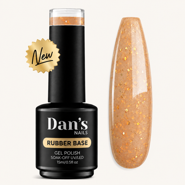 Amber Glow Flakes - Rubber Base