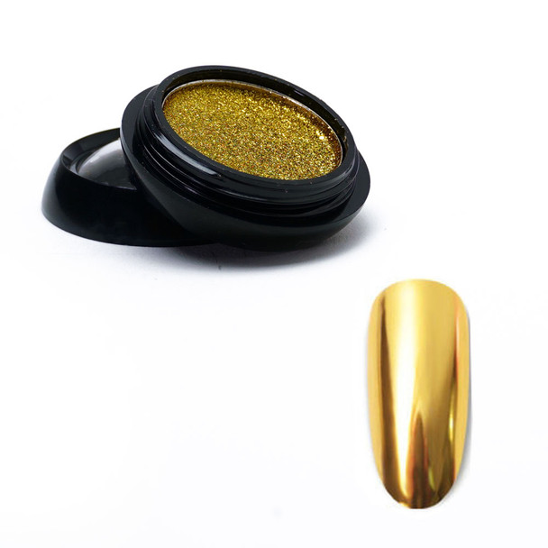 Gold Chrome Mirror Solid Pigment Powder