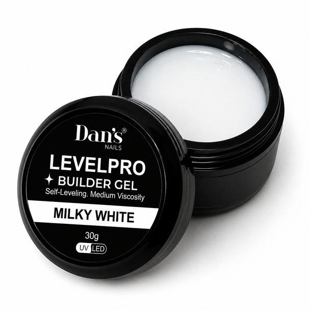 Milky White Builder Gel | LevelPro Cover