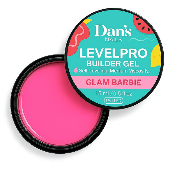 Builder gel in Glam Barbie pink from Color Bloom Collection – closeup texture view