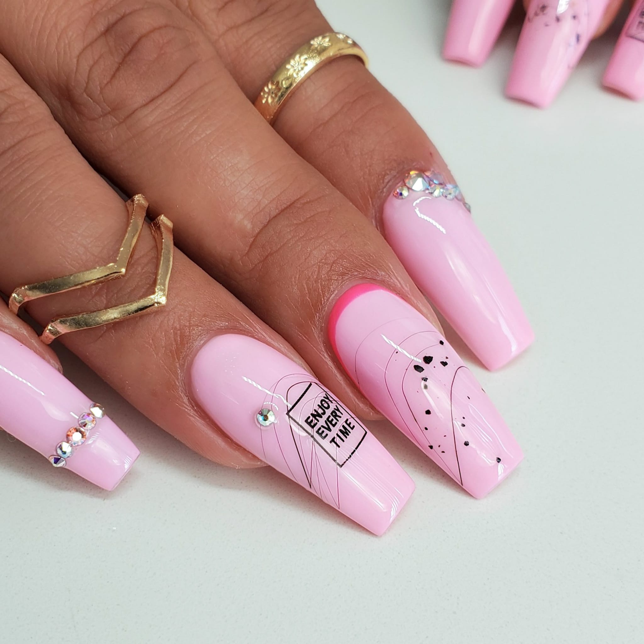 love letters nail sticker poems