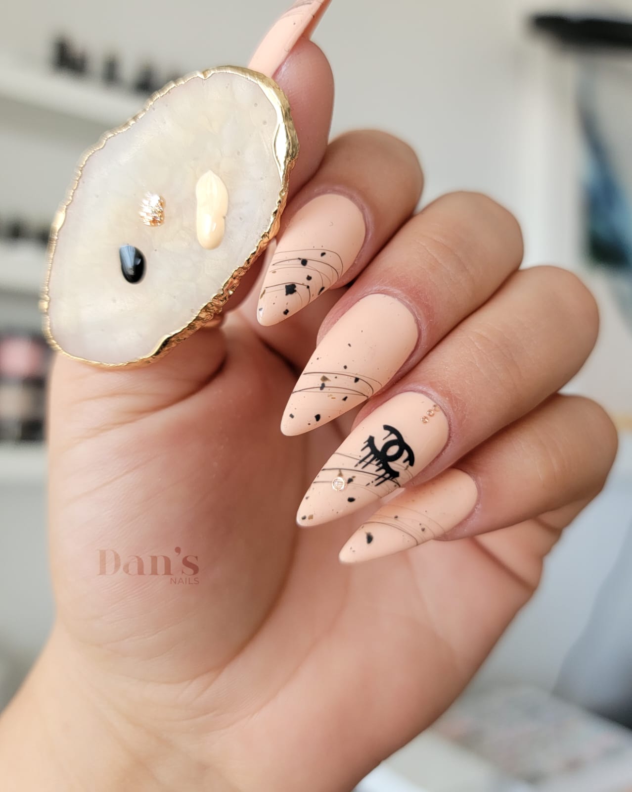 Makeup, Luxury Designer Logo Fingernail Art Stickers