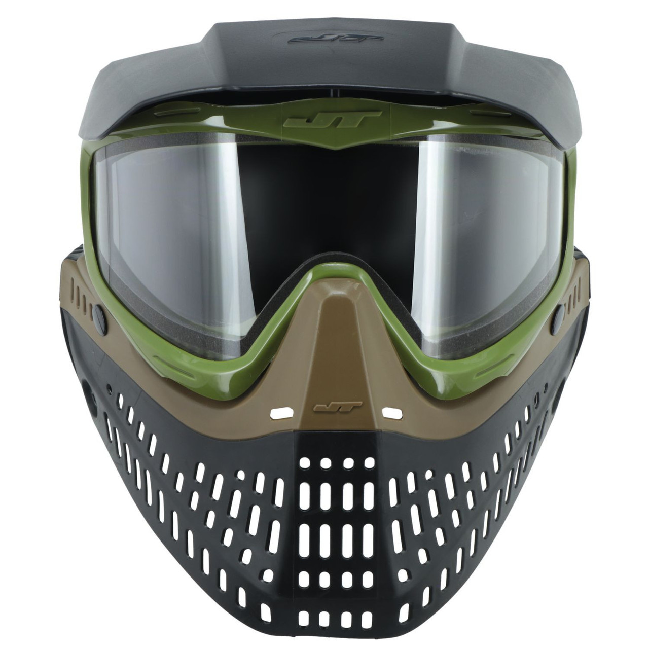 JT Proflex SE Thermal Paintball Mask Olive/Brown