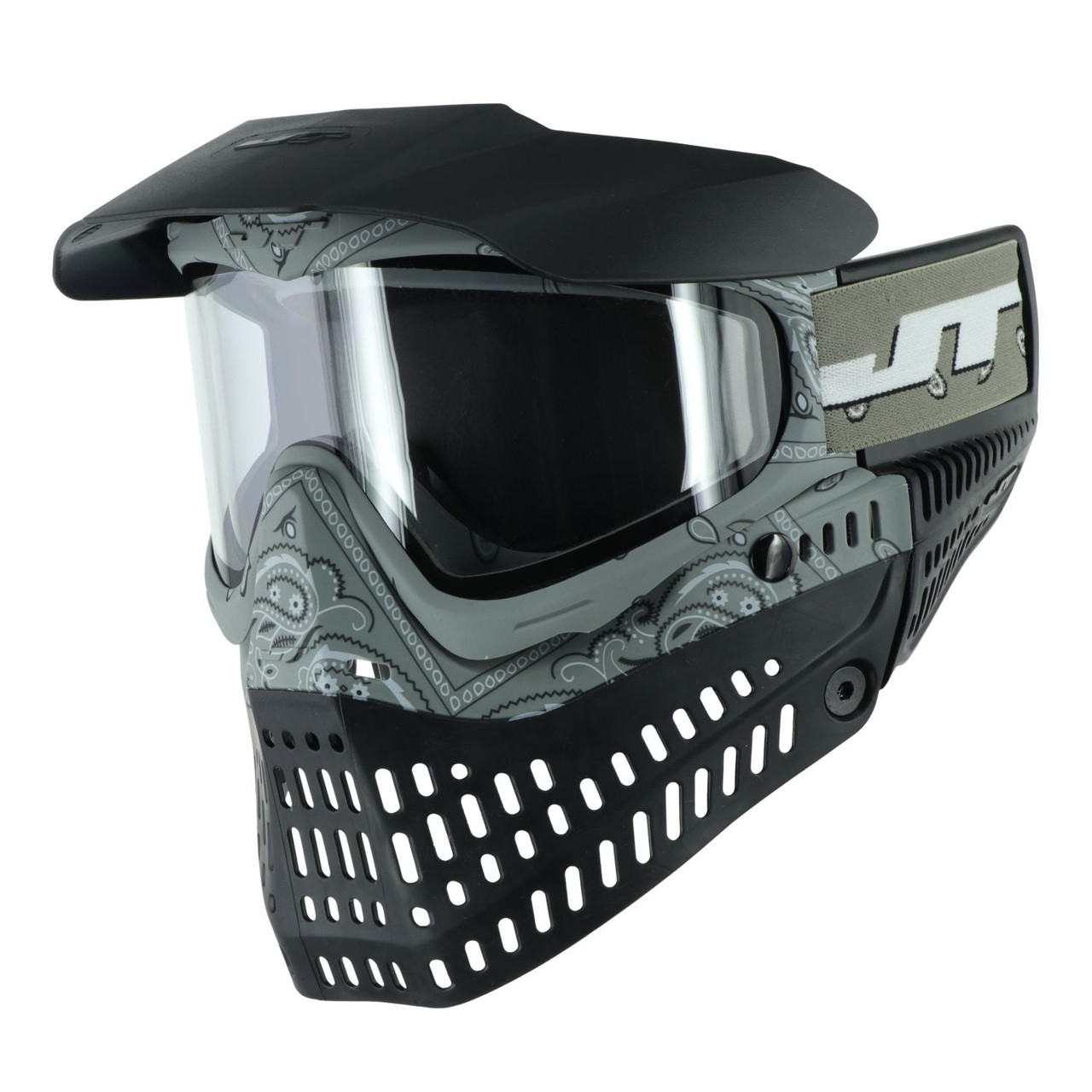 Scott Paintball Mask - Black - with cloth bag - Made in the USA