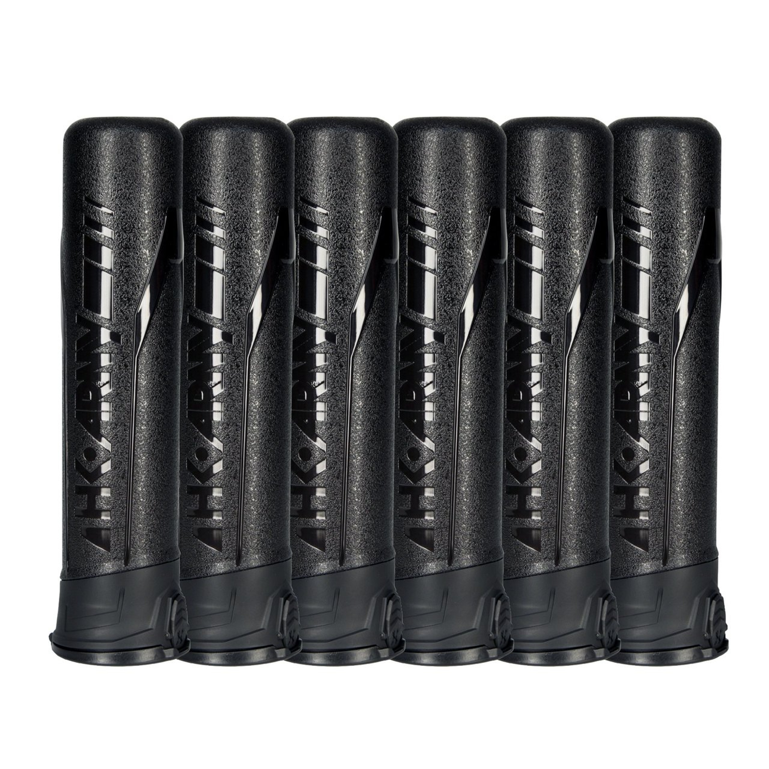 High Capacity 165 Round Pods - Black/Black - 6 Pack | Defcon Paintball ...