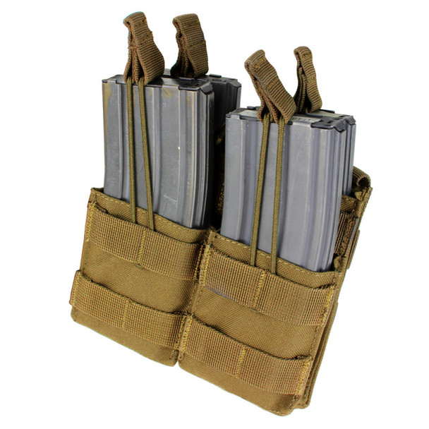 Condor Double Stacker M4 Mag Pouch / Coyote Brown