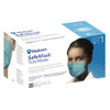Medicom TailorMade 3Ply Earloop Face Mask With Chin Wire Blue 50/Box