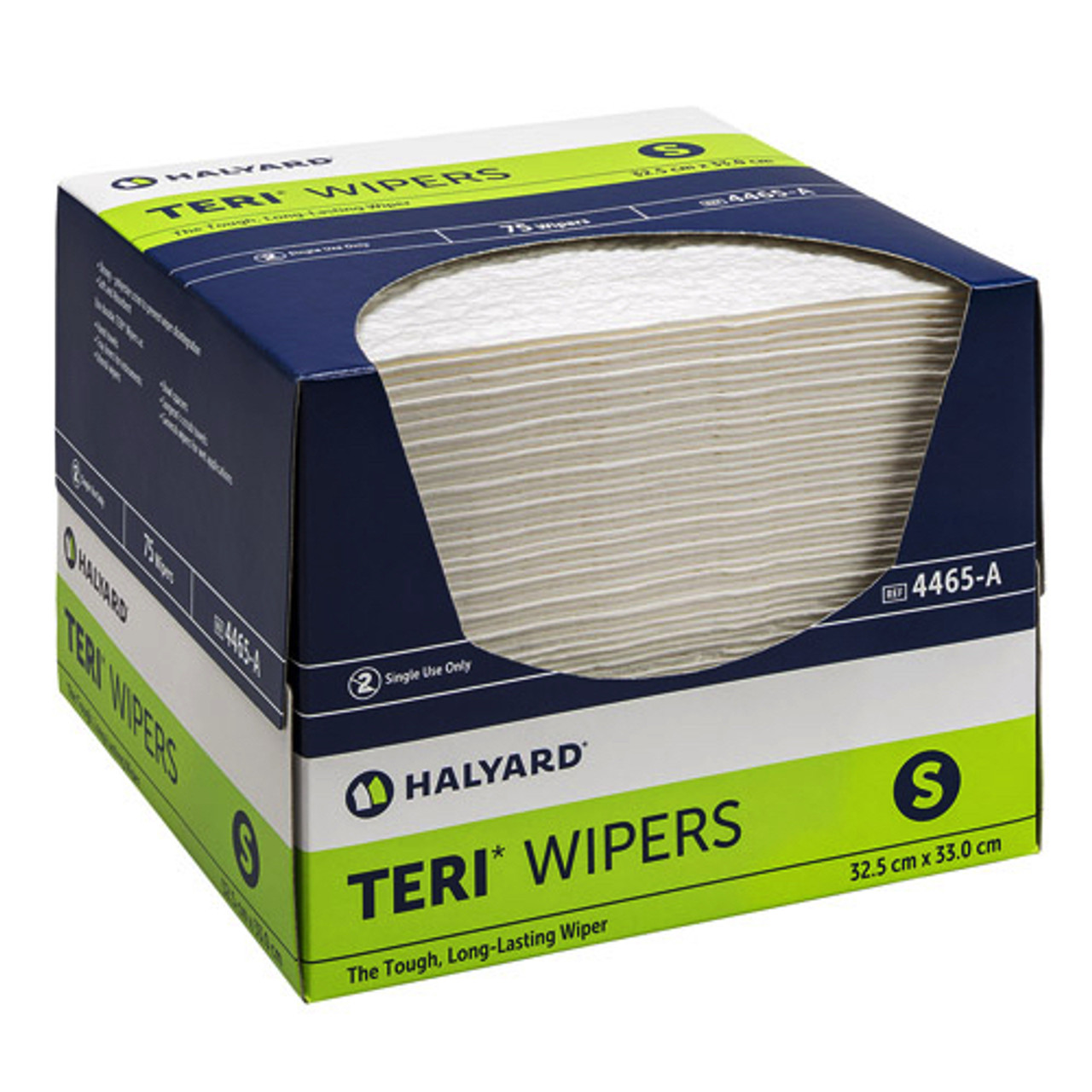 Halyard TERI Wipers Small 31.5cm x 34cm 6 Packs x 100 Wipers (4465)