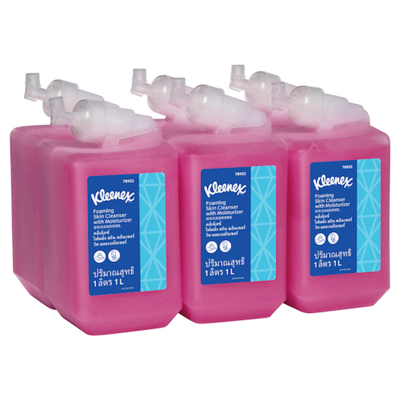 Kleenex Foaming Skin Cleanser with Moisturiser 6 x 1 Litre (78922)