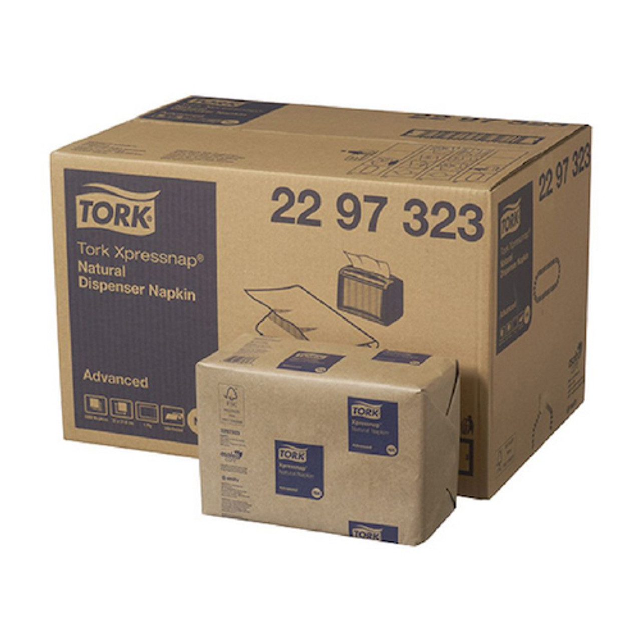 Tork Xpressnap Natural Napkins N4 6000/case (2297323)