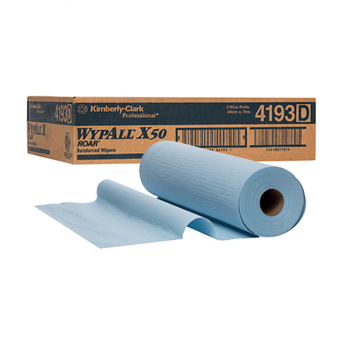 WYPALL X50 Large Roll Wipers Blue 3 Rolls 49cm x 70m (4193)