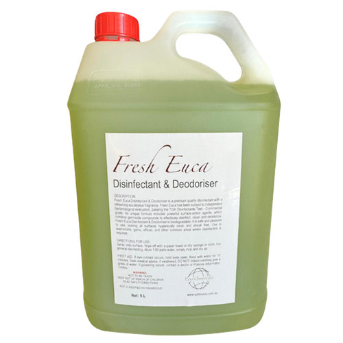 Fresh Euca 5L – Cleans, Disinfects & Deodorises with a Fresh Eucalyptus Scent