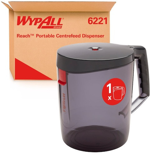 WypAll Reach Centrefeed Dispenser Black (6221) WypAll Reach Centrefeed Dispenser Black (6221)