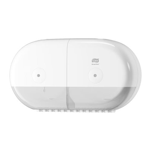 Tork SmartOne Twin Mini Toilet Roll Dispenser T9 White (682000)