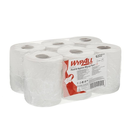 WypAll L10 Centrefeed Paper Towel Wiping Paper White 6 Rolls (6222) WypAll L10 Centrefeed Paper Towel Wiping Paper White 6 Rolls (6222)